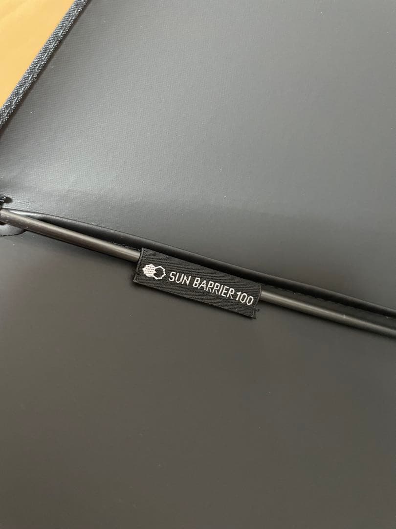 サンバリア100 長傘 Sサイズ 無地 ブラック