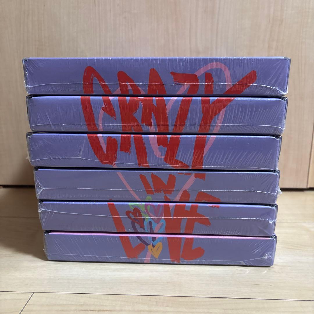 新品•未開封　ITZY CRAZY IN LOVE 6枚セット