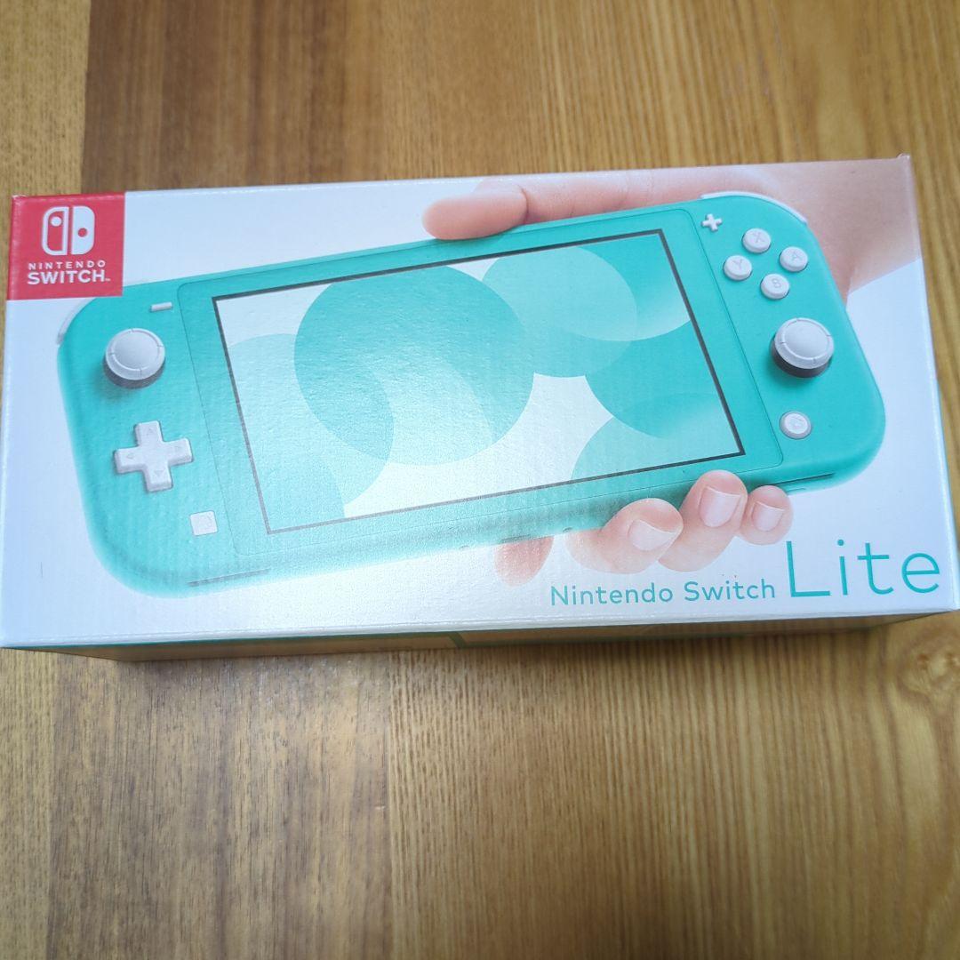 Nintendo Switch Lite　ターコイズ　箱　ACアダプター付