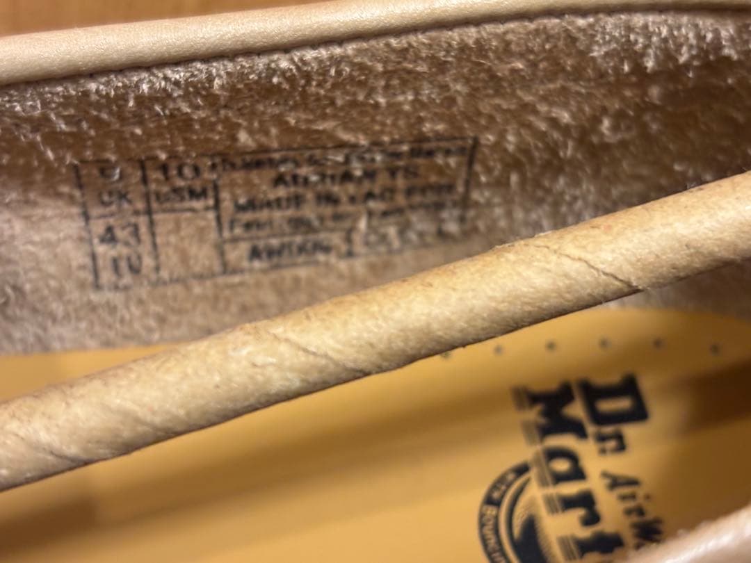 Dr. Martens ADRIAN タッセルローファー UK9 YSベージュ