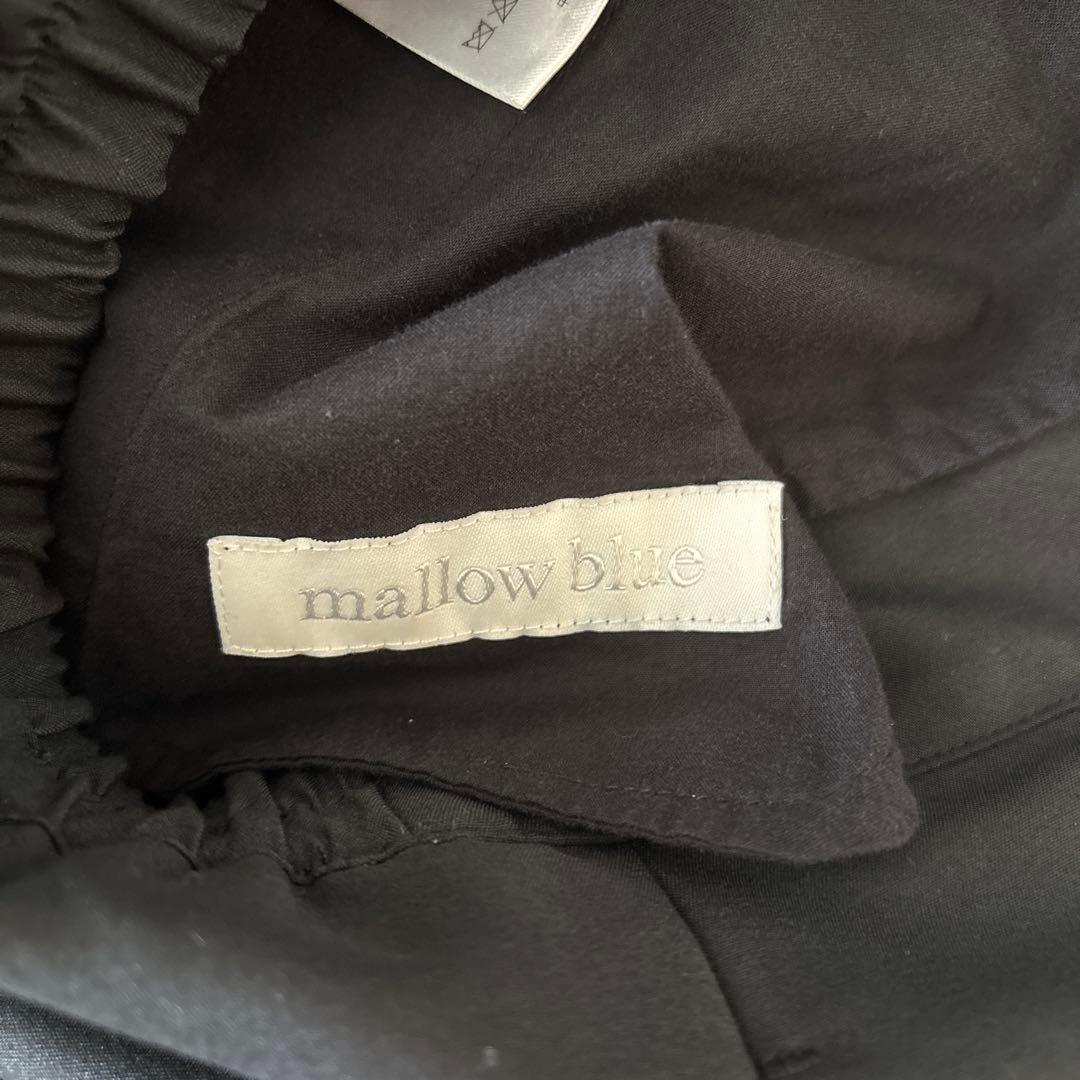 mallow blue パンツ　FLAN フレン　ブラック