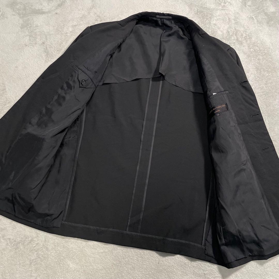 コムデギャルソンオム　90S 4Bウールセットアップ　ブラック　M/S
