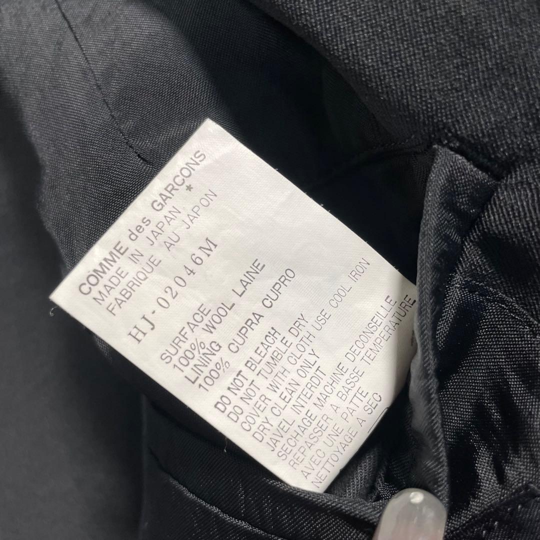 コムデギャルソンオム　90S 4Bウールセットアップ　ブラック　M/S