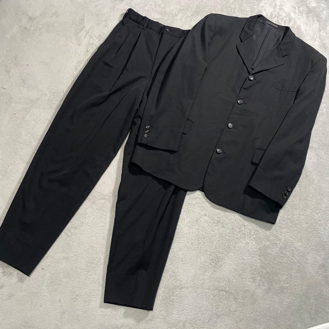 コムデギャルソンオム　90S 4Bウールセットアップ　ブラック　M/S