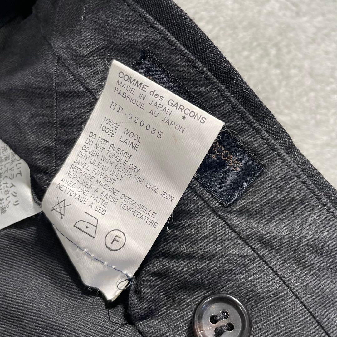 コムデギャルソンオム　90S 4Bウールセットアップ　ブラック　M/S
