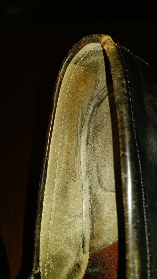 ジャンク　要リペア　オールデン　987 シェルコードバン　ペニーローファー