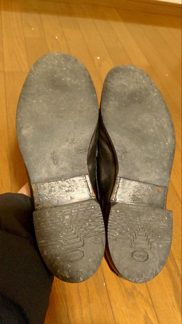 ジャンク　要リペア　オールデン　987 シェルコードバン　ペニーローファー