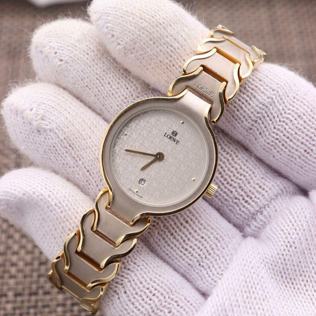 未使用に近い【新品電池】LOEWE アナグラム/動作品 人気モデル 超美品