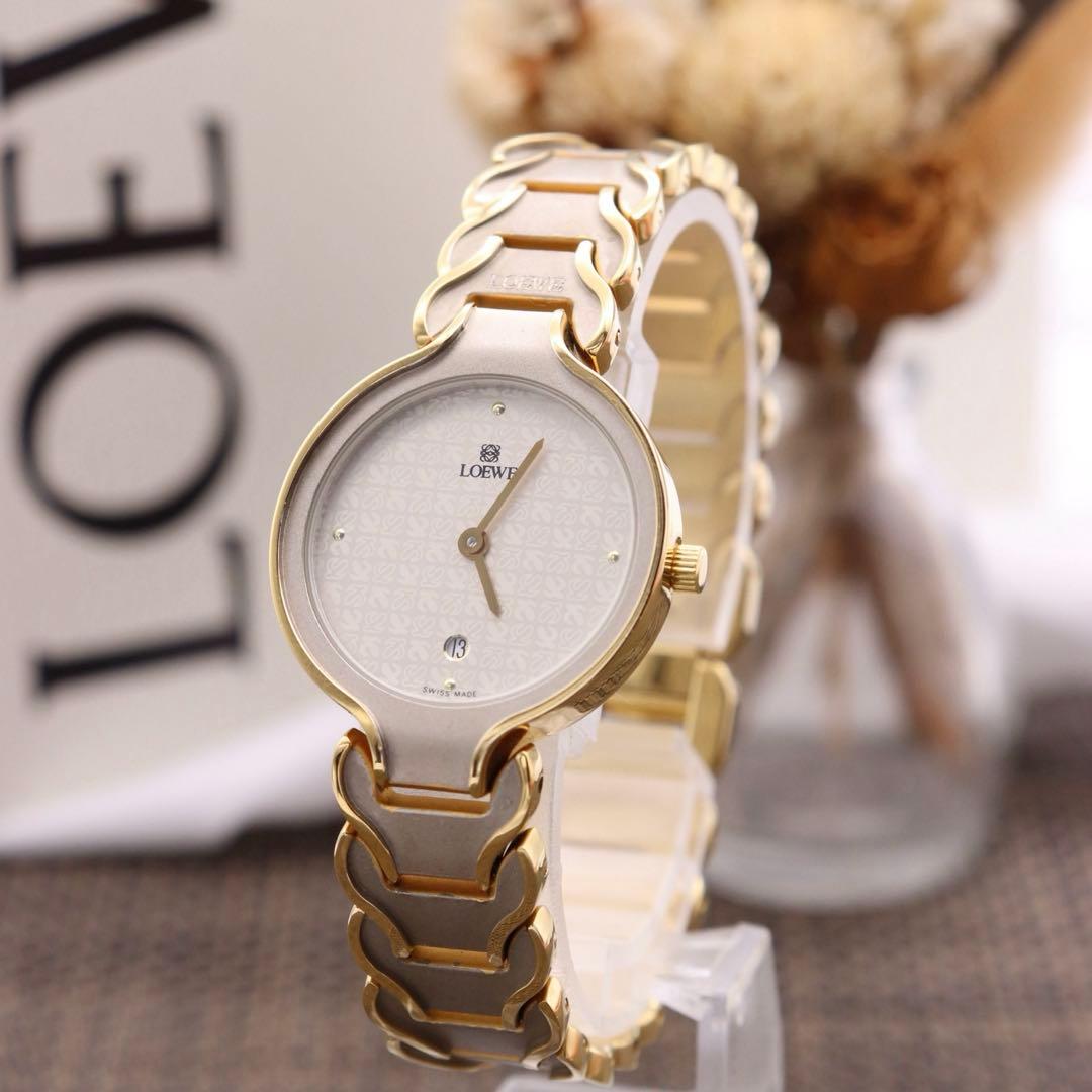 未使用に近い【新品電池】LOEWE アナグラム/動作品 人気モデル 超美品