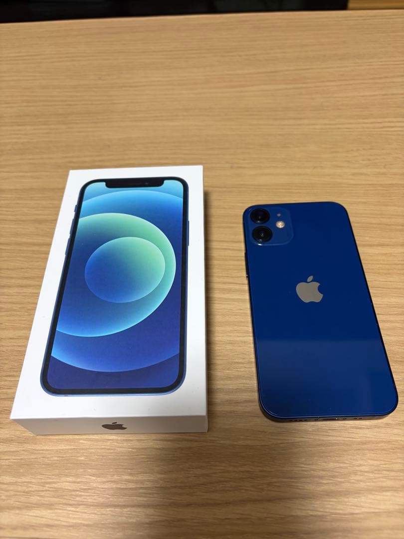 iPhone 12 mini 本体 ブルー SIMフリー　バッテリー87%