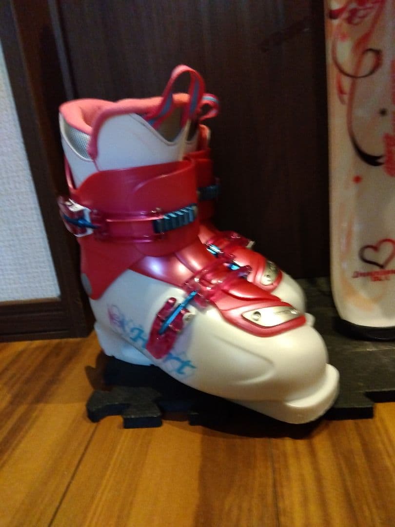 美品/ALL✿HART/学生・レディース用/スキーセット/メンテ・WAX済み✔
