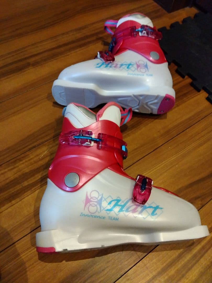 美品/ALL✿HART/学生・レディース用/スキーセット/メンテ・WAX済み✔