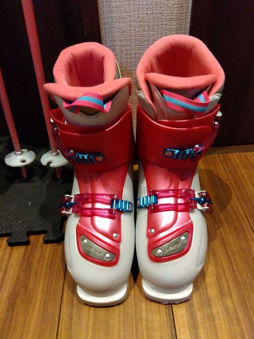 美品/ALL✿HART/学生・レディース用/スキーセット/メンテ・WAX済み✔