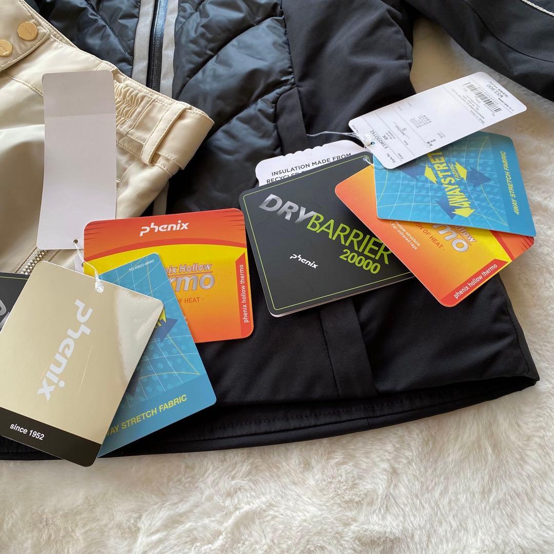 【新品】phenix ジャケット　スキーウェア　セットアップ　ブラック　S