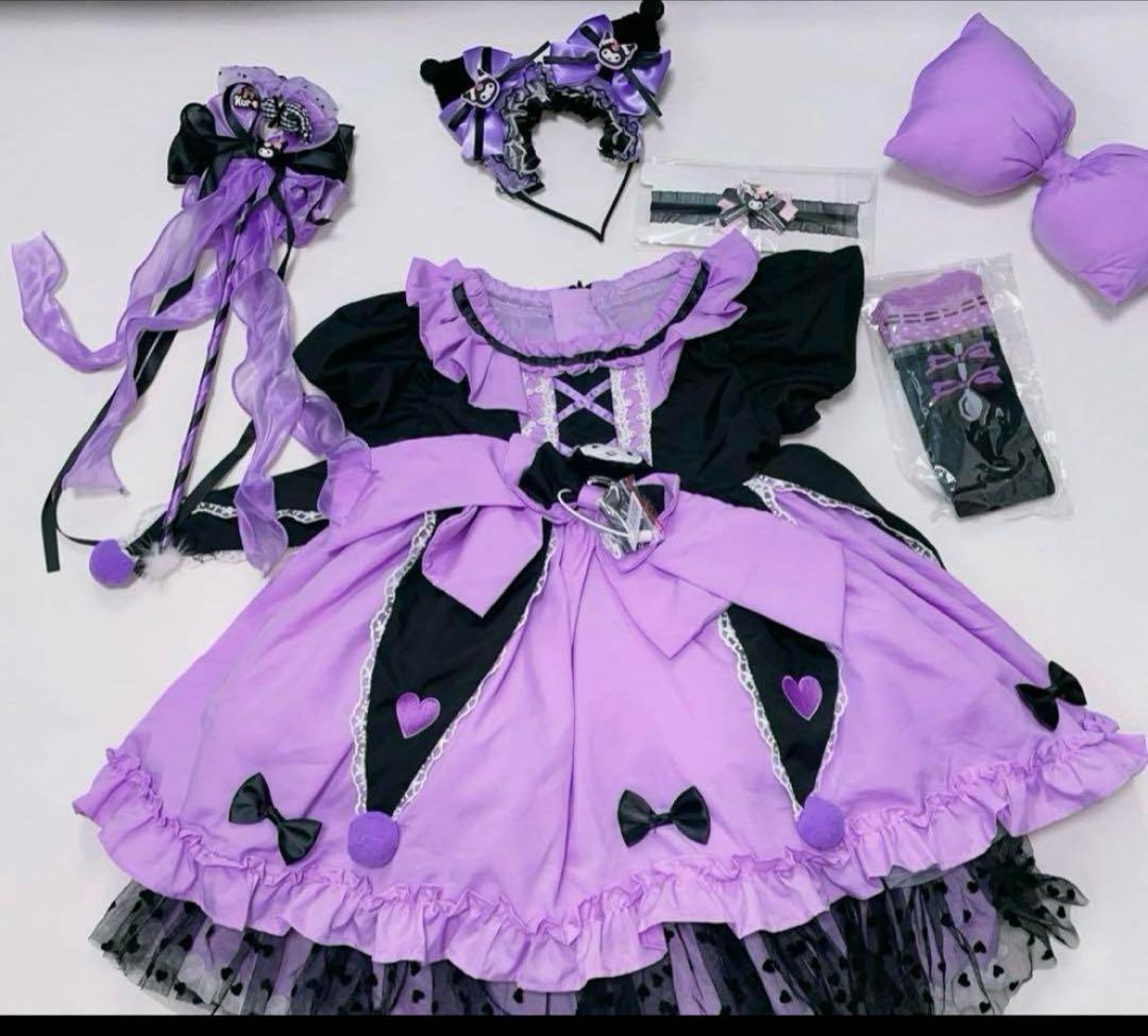 新品最後の一点✨ハロウィン ロリータプリンセスドレス女の子ドレス クロミ風✨