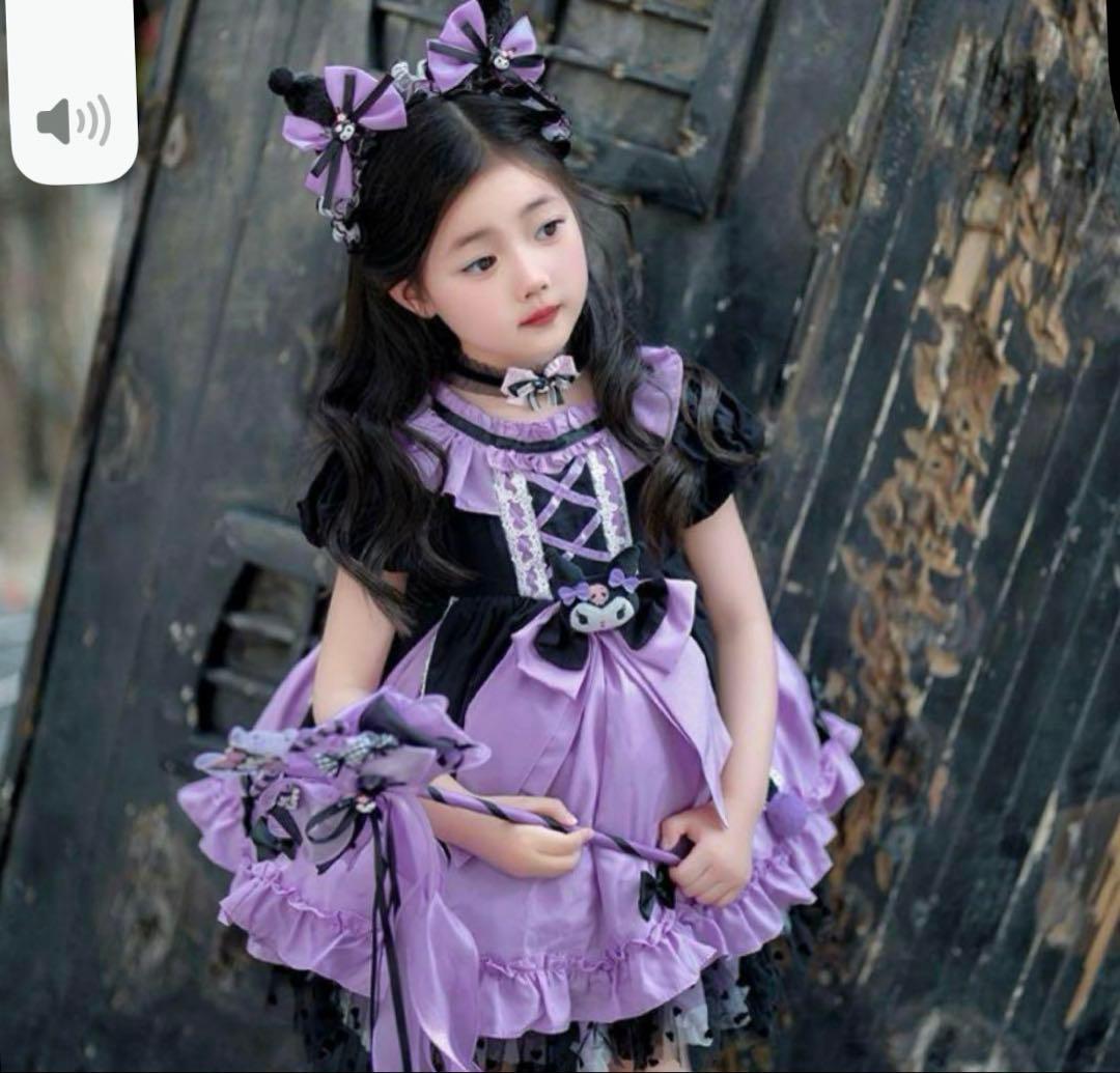 新品最後の一点✨ハロウィン ロリータプリンセスドレス女の子ドレス クロミ風✨