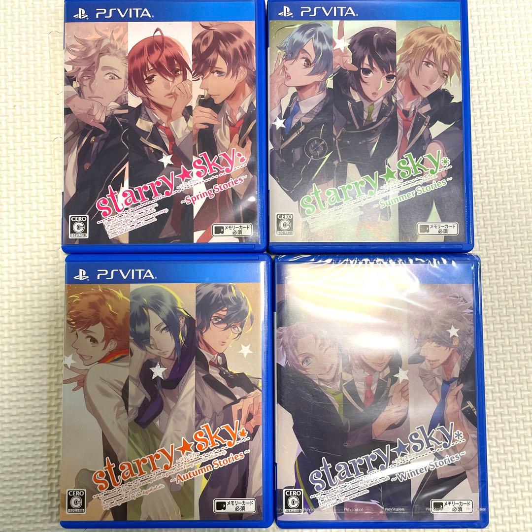 Starry⭐︎Sky vitaソフト 春夏秋冬4本セット　冬未開封　スタスカ