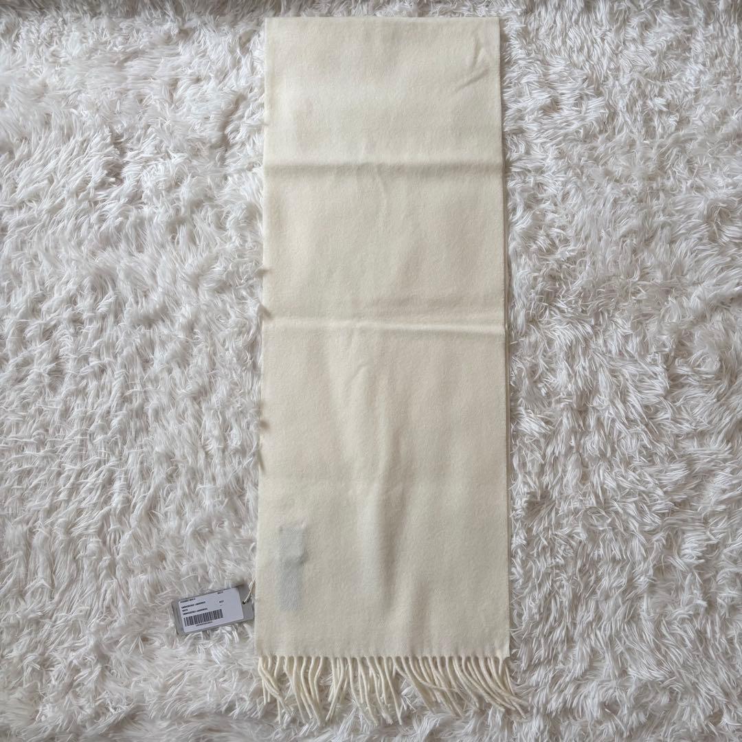 【新品】 Vivienne Westwood マフラー ウール ホワイト ロゴ