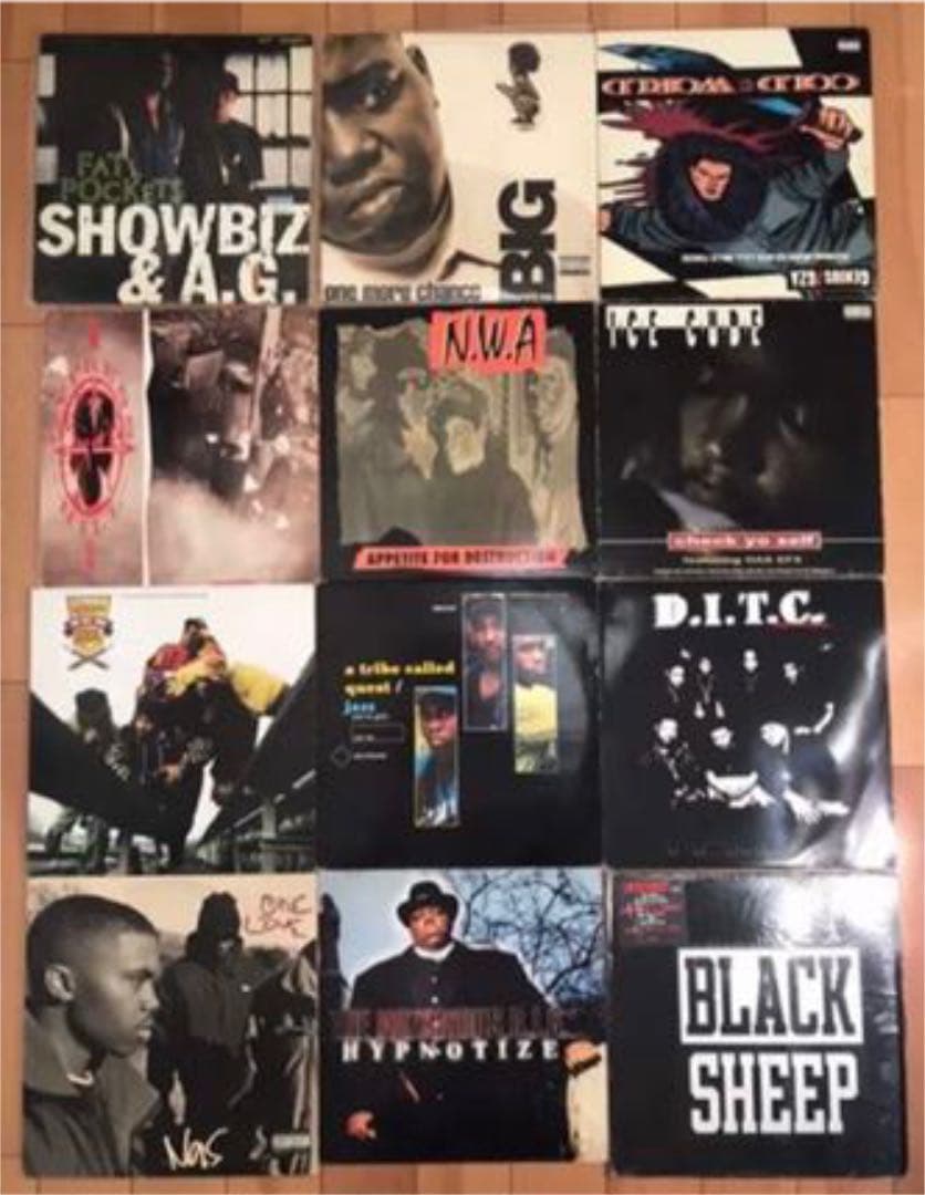 HIP HOP レコード　50枚+ [名盤/レア盤]おまけ付き