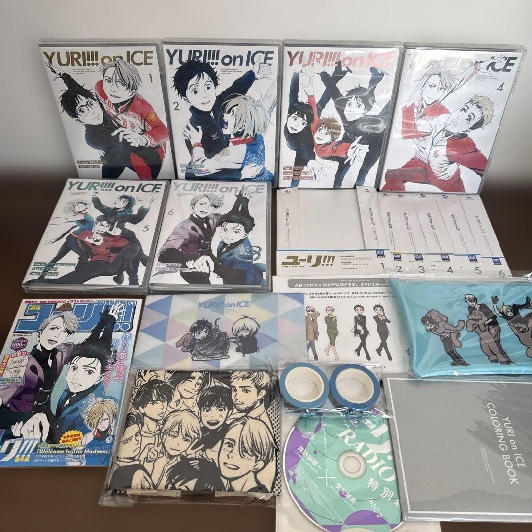 ユーリ!!! on ICE DVD 初回限定盤1-6巻セット(封入特典あり)