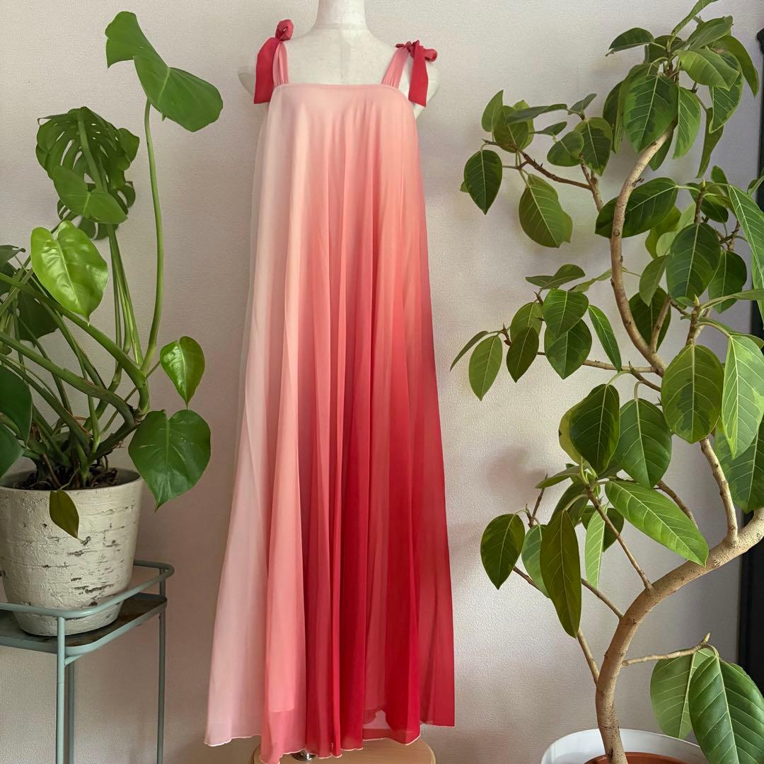 DENNYROSEグラデーションロングワンピースドレスho172