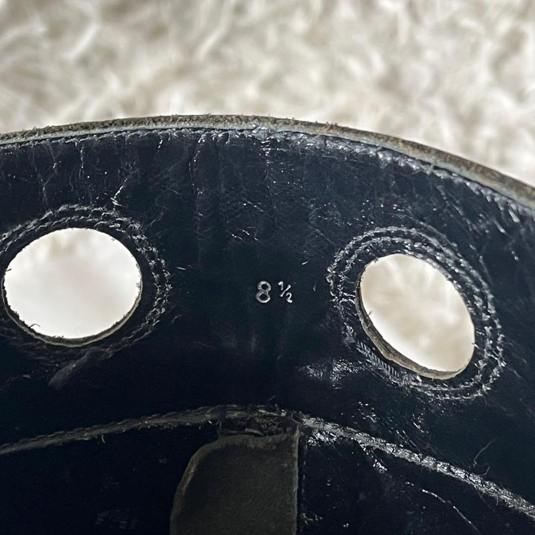 未使用級✨N.HOOLYWOOD ウエスタンブーツ　サイドジップ　ブラック