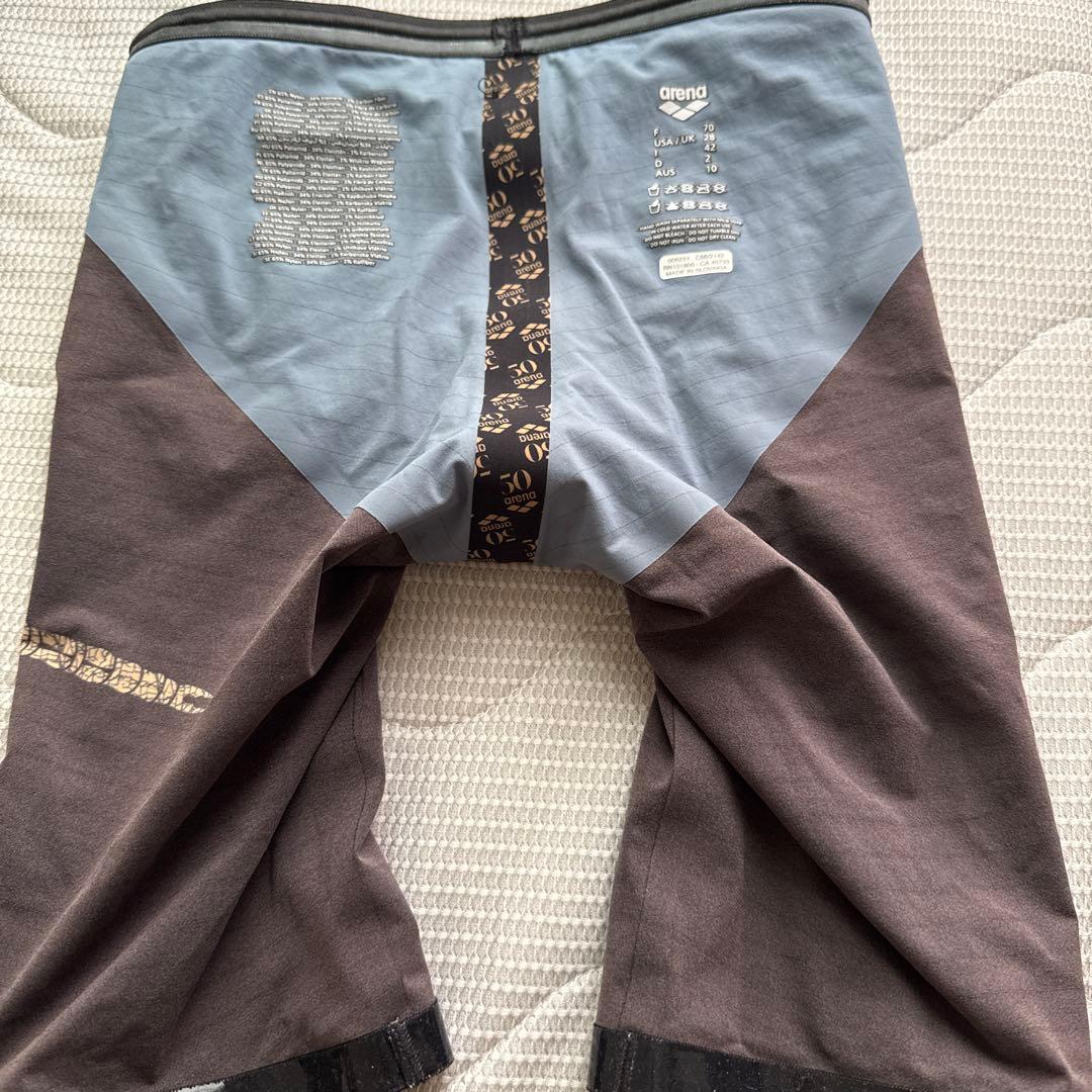 【50GO】競泳水着 arena カーボン (S) ポポビッチモデル