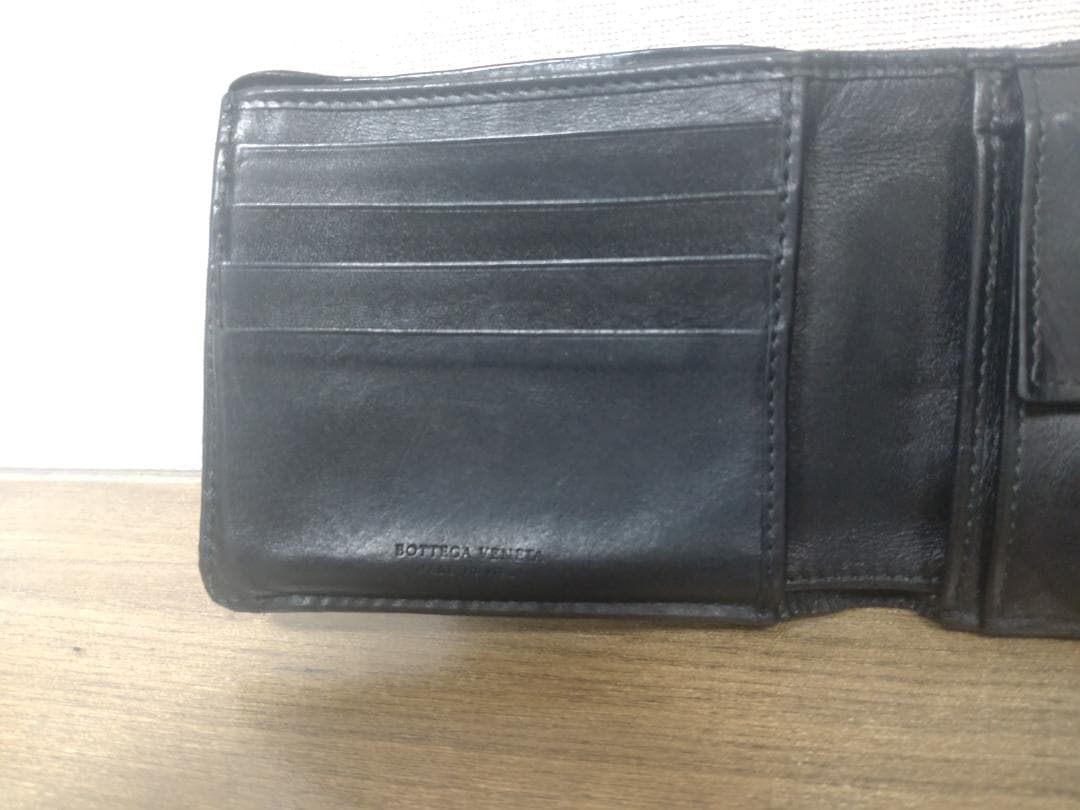 BOTTEGA　パース付き二つ折りウォレット