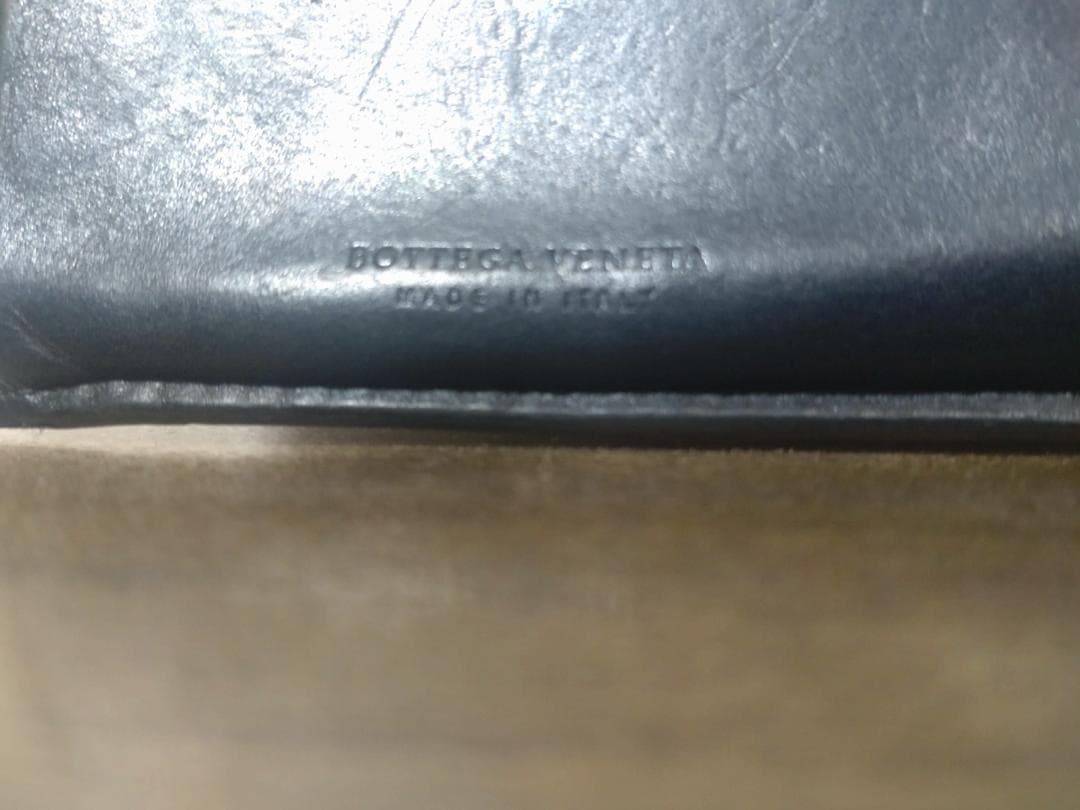 BOTTEGA　パース付き二つ折りウォレット