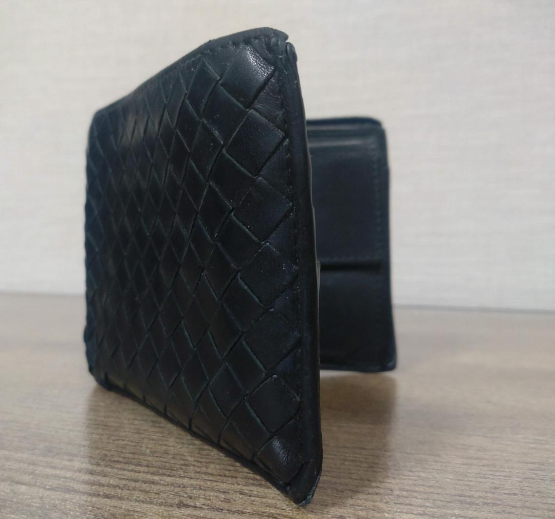 BOTTEGA　パース付き二つ折りウォレット