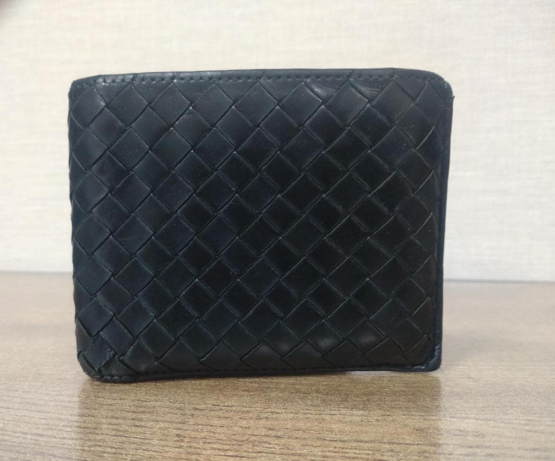 BOTTEGA　パース付き二つ折りウォレット