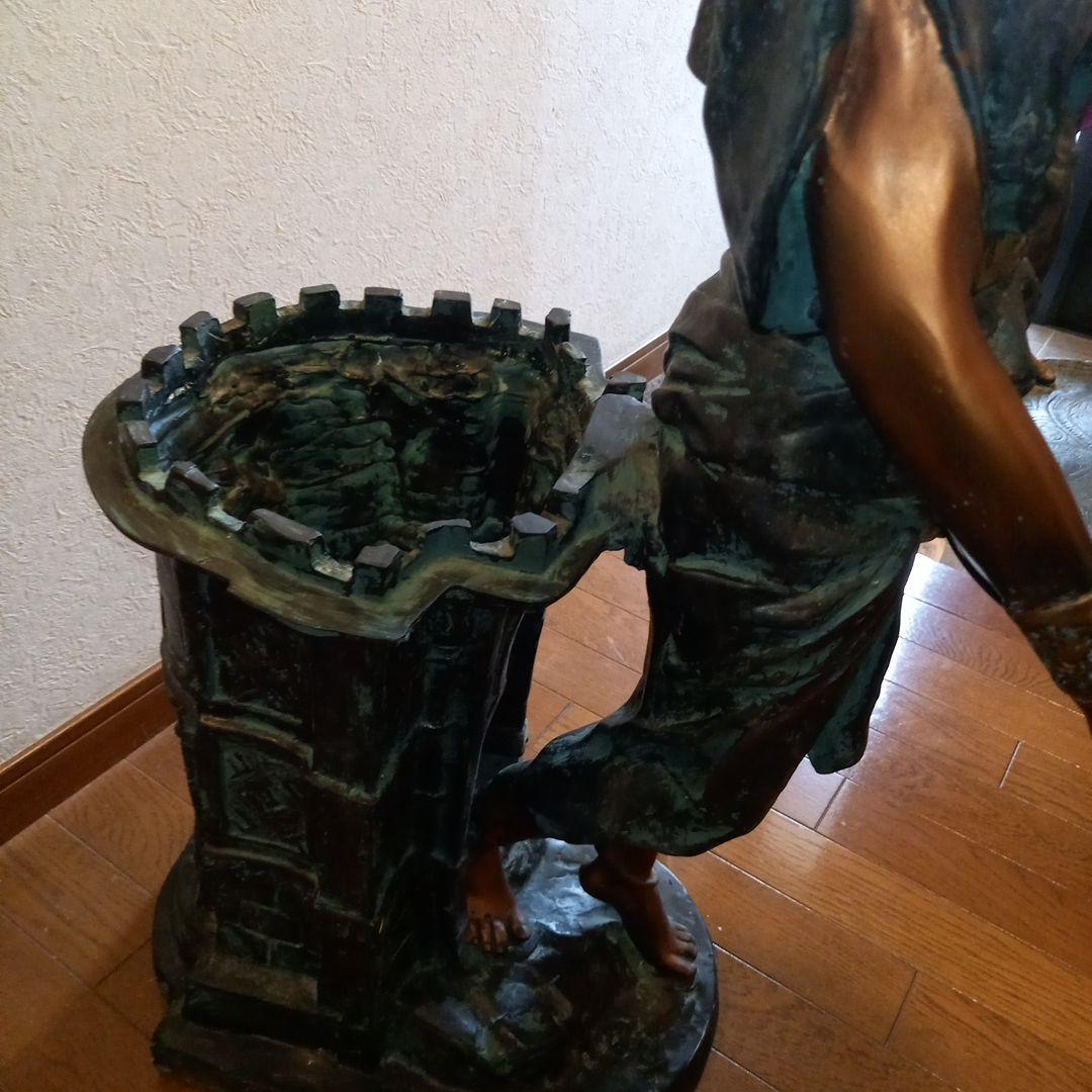 ブロンズ 女性像(92cm) 彫刻 トレイ付き