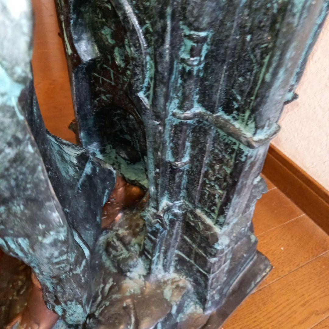 ブロンズ 女性像(92cm) 彫刻 トレイ付き