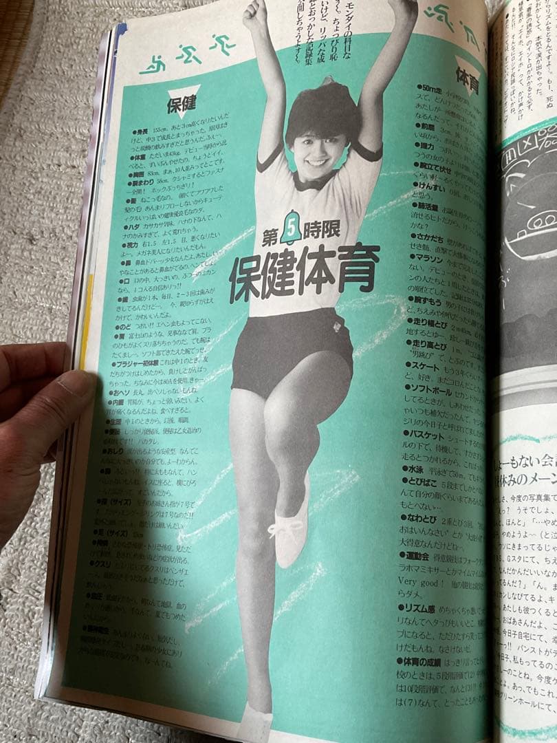 昭和58年／「わたし今日子」明星特別編集。【小泉今日子写真集　集英社　昭和時代】