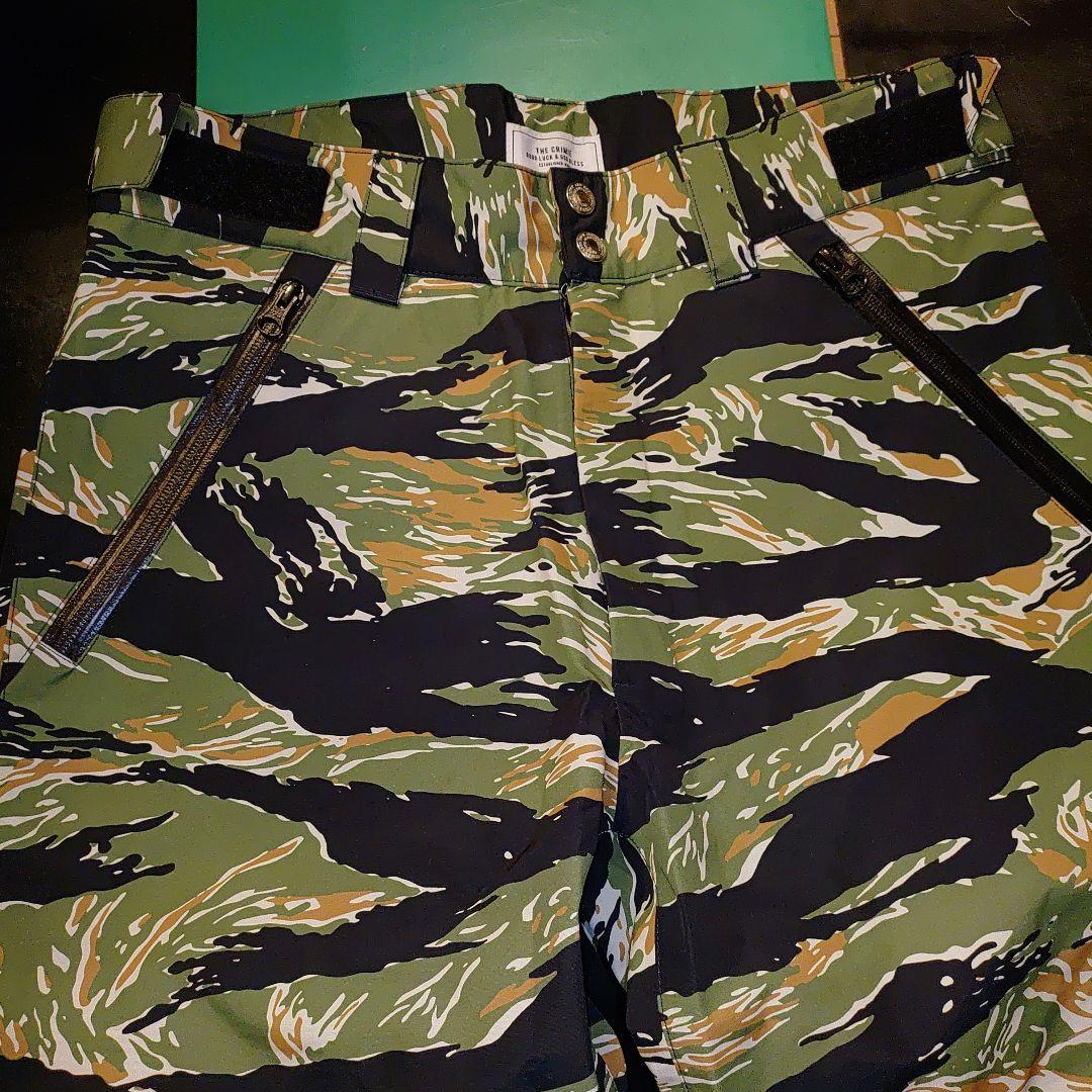 CRIMIE タイガーストライプ ナイロンパンツ M クライミー