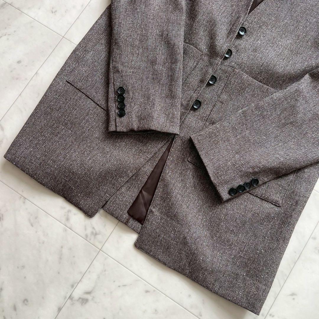 ジャケット・アウター HELLA 25AW silk nep collarless jacket