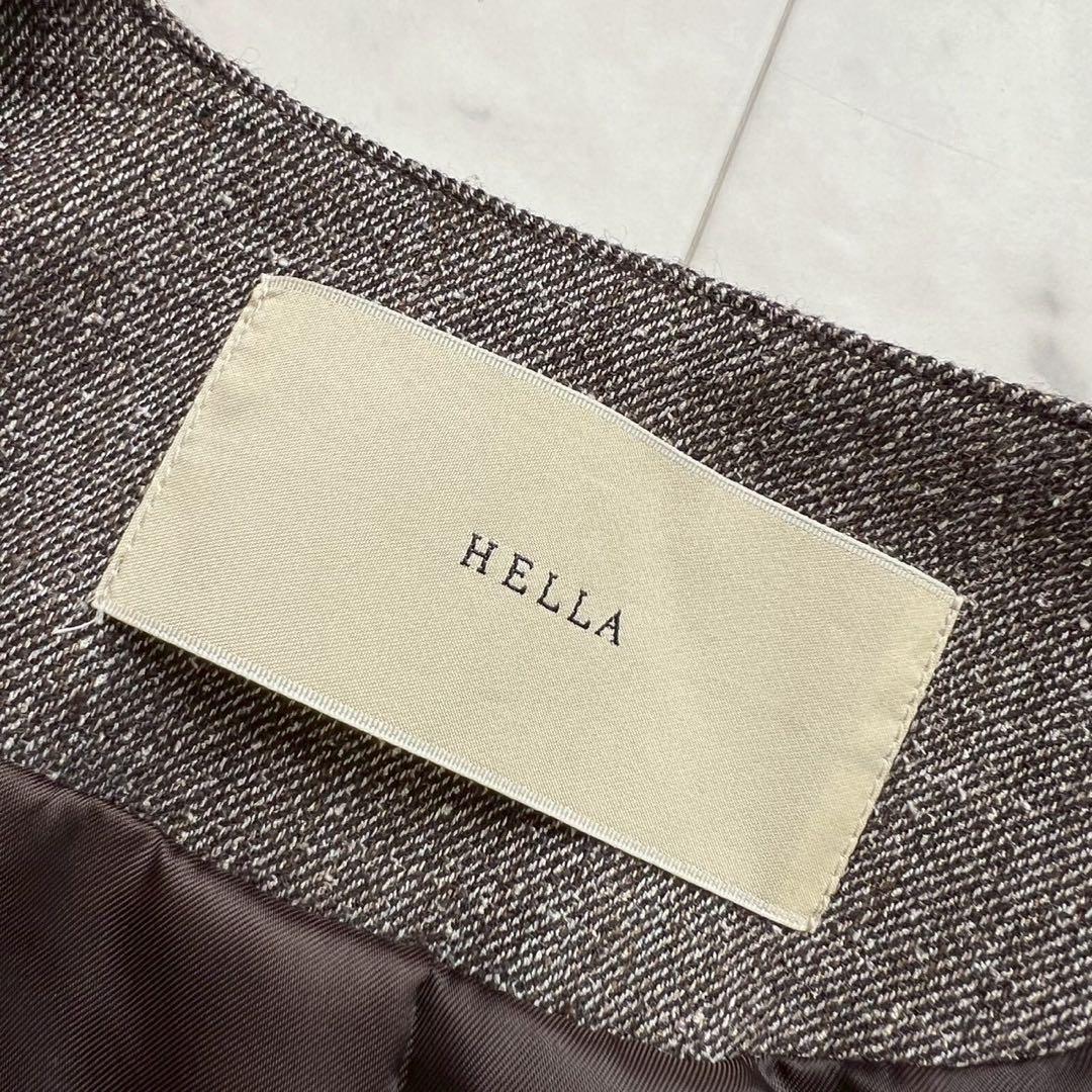 ジャケット・アウター HELLA 25AW silk nep collarless jacket