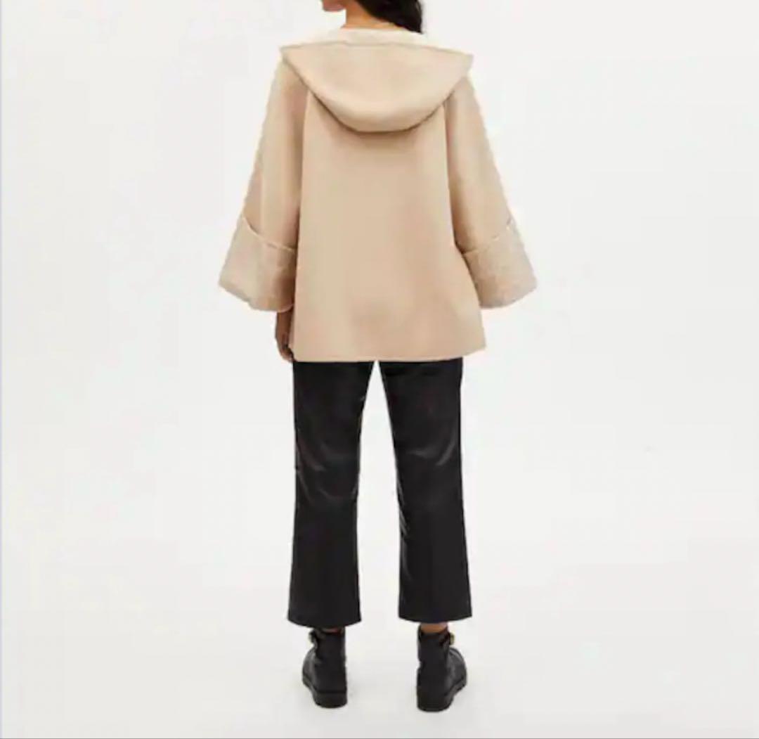 美品【COACH】1度のみ着用 ウール ケープ ポンチョ M/Ｌ