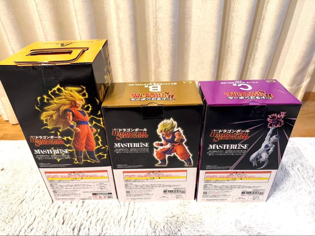 【新品　未開封】一番くじドラゴンボール　A,B,C賞3体セット