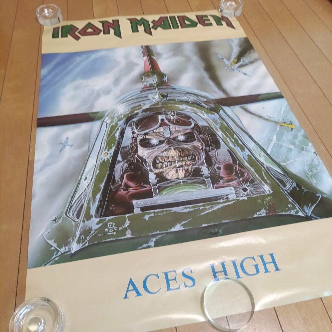 IRON MAIDEN ポスター ACES HIGH Poster 1985
