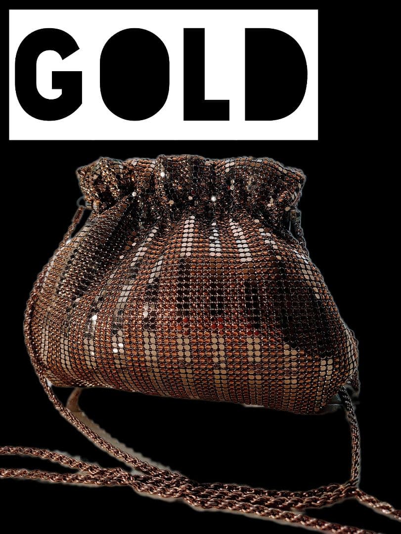 値下げ！ゴールド ラメのクラッチバッグ（なつ）