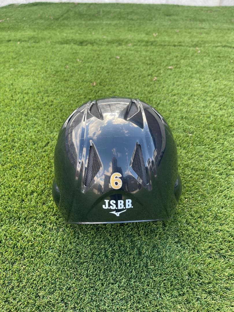 0910ミズノ軟式野球用ヘルメット