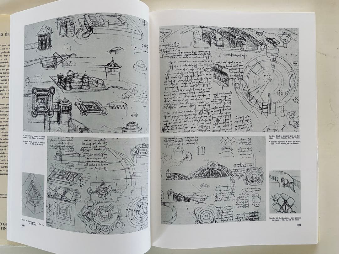 レオナルド・ダ・ピンチ　大型本2巻セット イタリア語原書