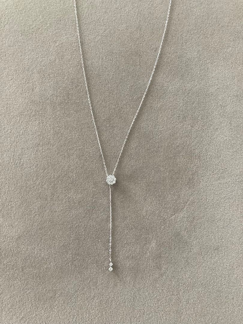 プラチナ　Ｙ字　ネックレス　オレフィーチェ　ヴァンドーム青山などお好きな方