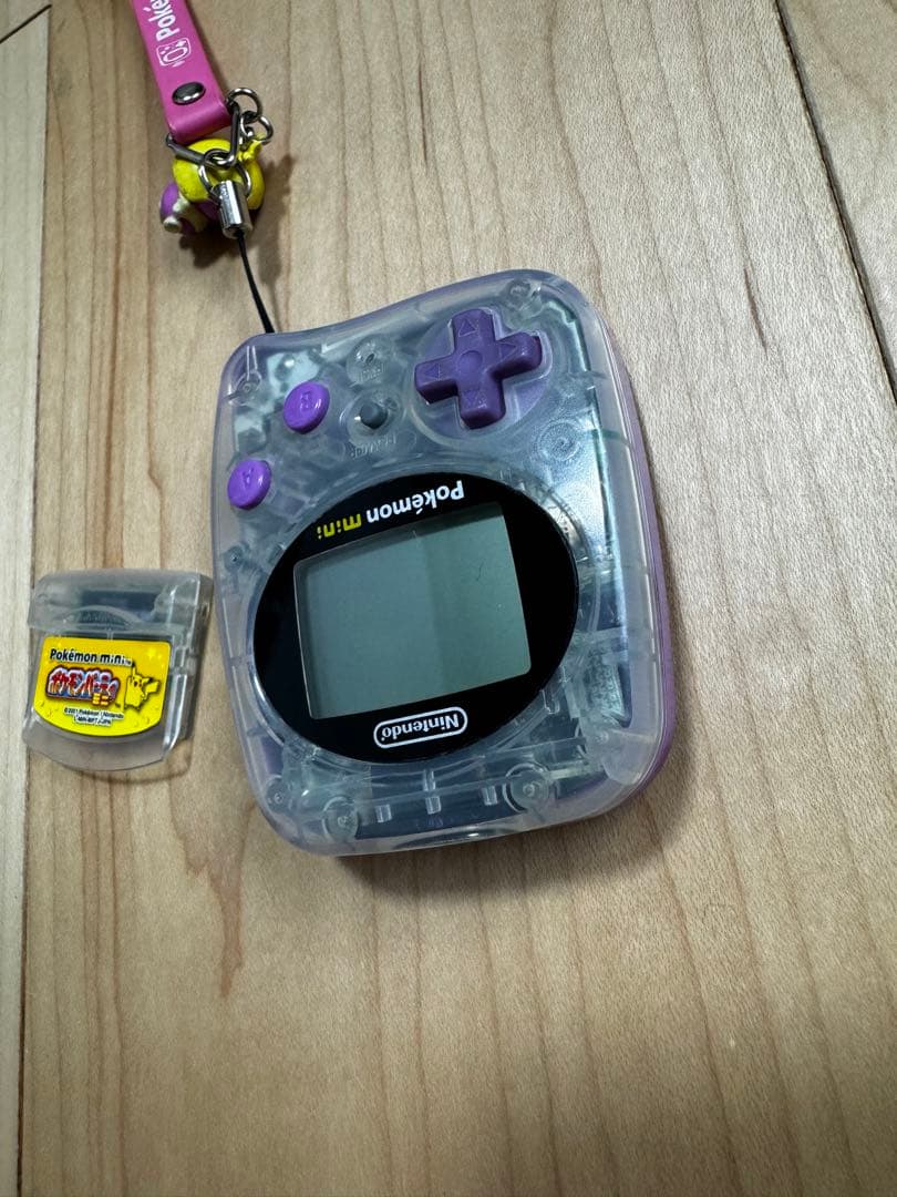 レア【ほぼ未使用】ポケモンミニ ムチュールパープル