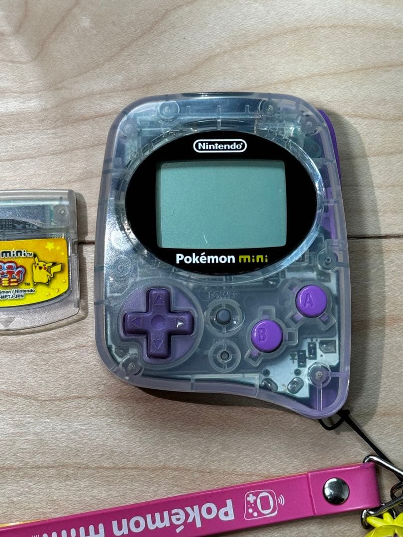 レア【ほぼ未使用】ポケモンミニ ムチュールパープル