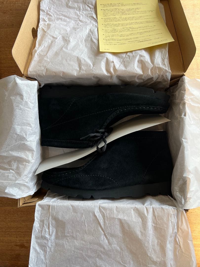 PAF x Clarks ブラックスエード UK 10 新品未使用