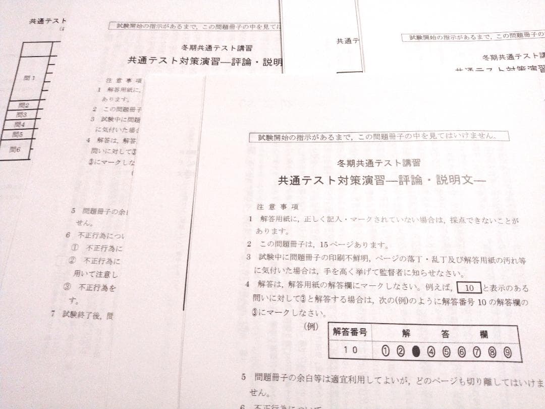 最新版　鉄緑会による共通テスト現代文演習　問題解説　上位クラス講師　駿台　河合塾