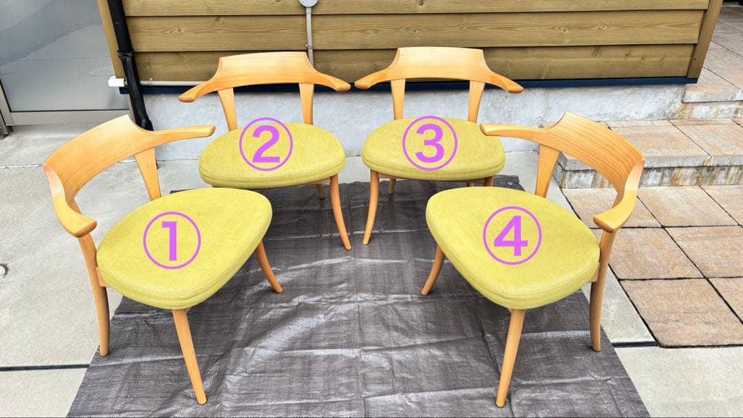 飛騨産業 / HIDA キツツキ ①セミアームチェア