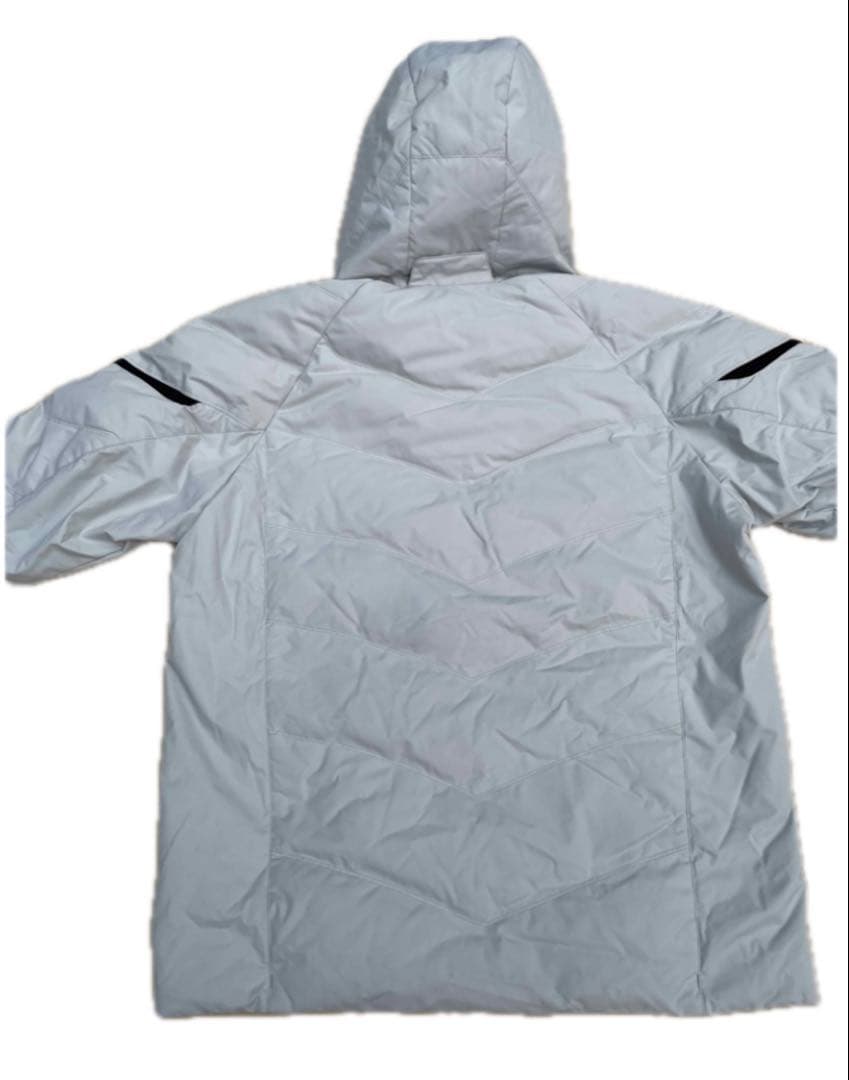 美品DESCENTEデサント スキーウェア上下 ホワイト/レッド Mサイズ